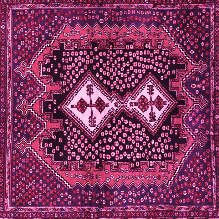Square Persian Pink Traditional Rug, tr2822pnk