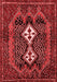 Persian Red Traditional Area Rugs