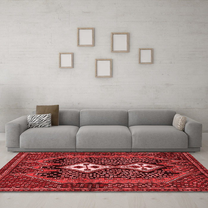 Traditional Red Washable Rugs