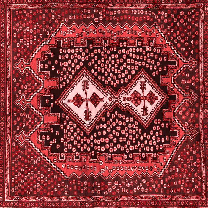 Machine Washable Persian Red Traditional Rug, wshtr2822red