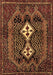 Machine Washable Persian Brown Traditional Rug, wshtr2822brn