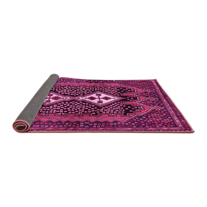 Sideview of Persian Pink Traditional Rug, tr2822pnk
