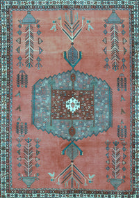 Persian Light Blue Traditional Rug, tr2823lblu