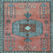 Square Persian Light Blue Traditional Rug, tr2823lblu