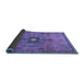 Sideview of Persian Blue Traditional Rug, tr2823blu