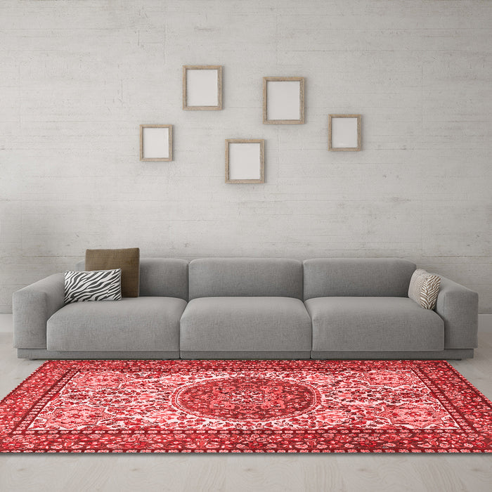 Traditional Red Washable Rugs