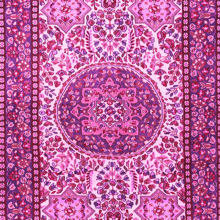 Machine Washable Persian Pink Traditional Rug, wshtr2824pnk