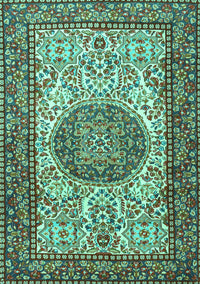 Persian Turquoise Traditional Rug, tr2824turq