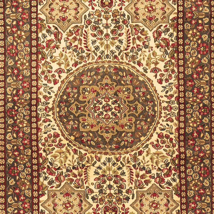 Machine Washable Persian Brown Traditional Rug, wshtr2824brn