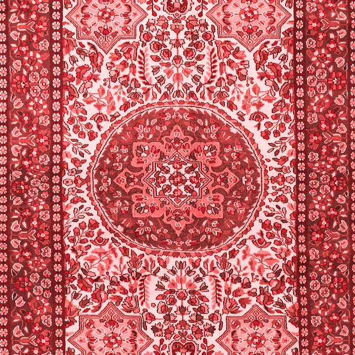Machine Washable Persian Red Traditional Rug, wshtr2824red