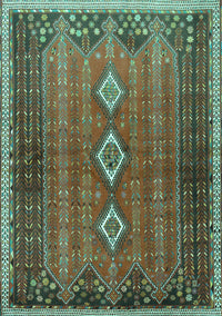 Persian Turquoise Traditional Rug, tr2825turq