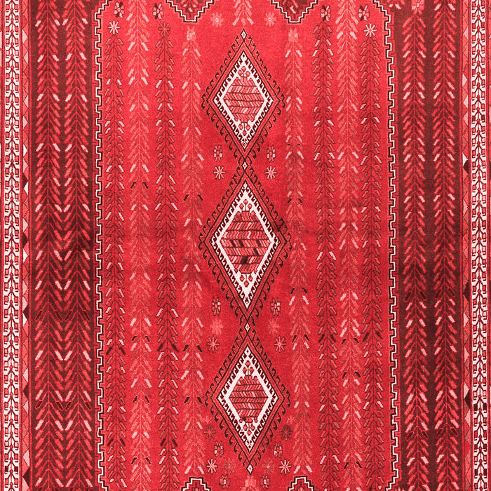 Machine Washable Persian Red Traditional Rug, wshtr2825red