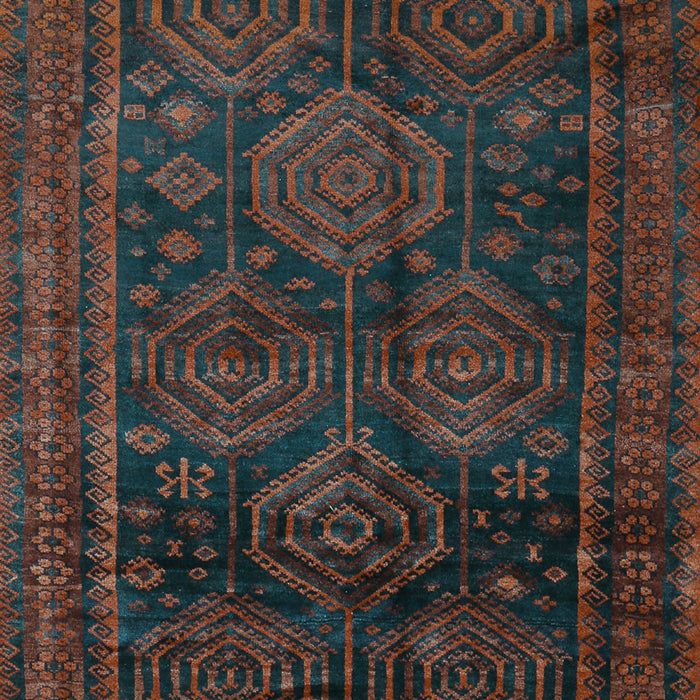 Machine Washable Persian Light Blue Traditional Rug, wshtr2826lblu