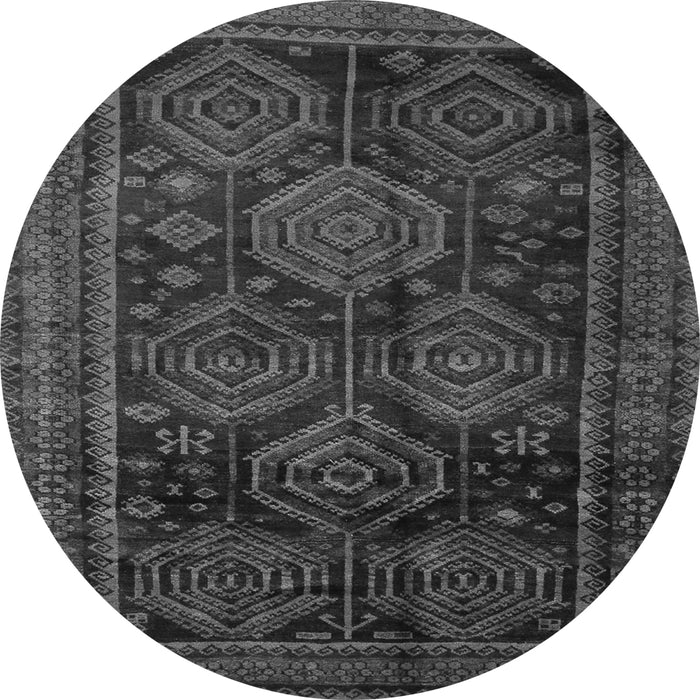 Machine Washable Persian Gray Traditional Rug, wshtr2826gry