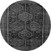 Machine Washable Persian Gray Traditional Rug, wshtr2826gry