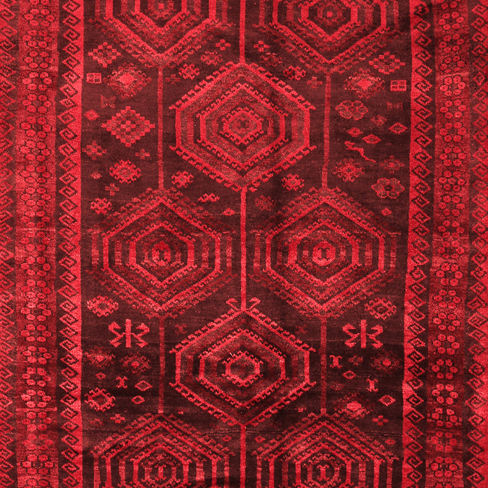 Machine Washable Persian Red Traditional Rug, wshtr2826red