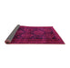 Sideview of Persian Pink Traditional Rug, tr2826pnk