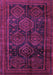 Machine Washable Persian Purple Traditional Area Rugs, wshtr2826pur