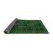 Sideview of Persian Emerald Green Traditional Rug, tr2826emgrn