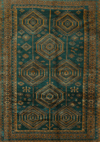 Persian Turquoise Traditional Rug, tr2826turq