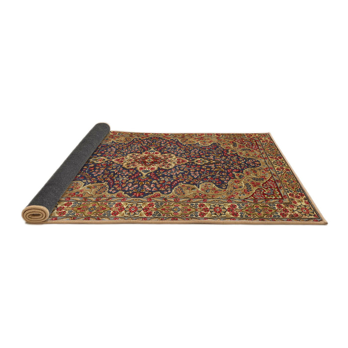 Sideview of Traditional Brown Red Persian Rug, tr2827
