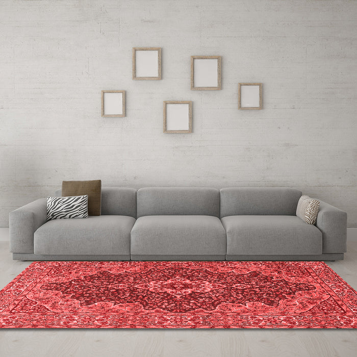 Traditional Red Washable Rugs