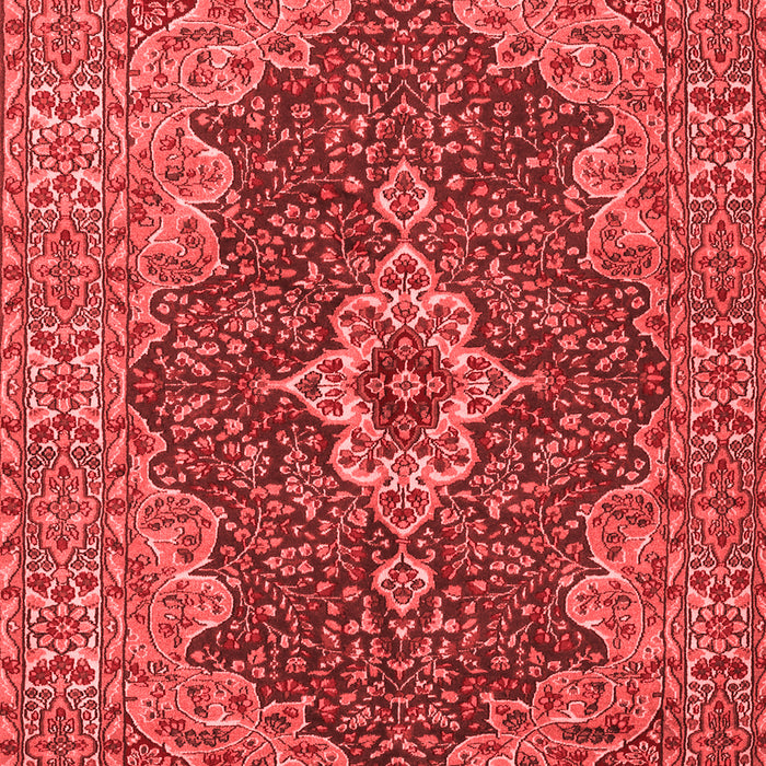 Machine Washable Persian Red Traditional Rug, wshtr2827red