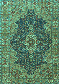 Persian Turquoise Traditional Rug, tr2827turq