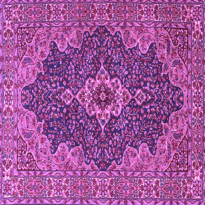 Square Persian Purple Traditional Rug, tr2827pur