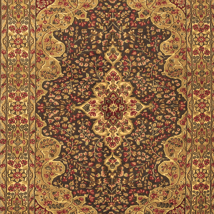 Machine Washable Persian Brown Traditional Rug, wshtr2827brn