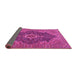 Sideview of Persian Pink Traditional Rug, tr2827pnk