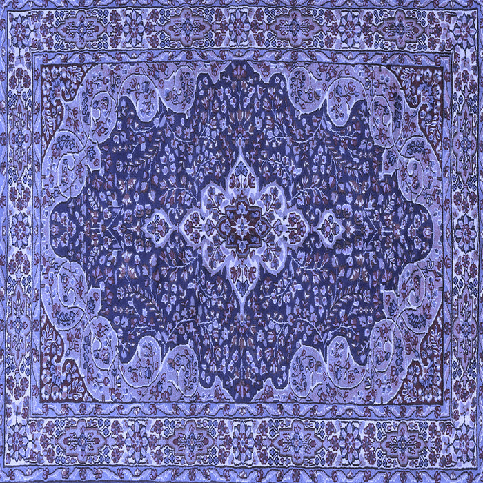 Square Persian Blue Traditional Rug, tr2827blu