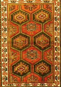 Persian Yellow Traditional Rug, tr2828yw