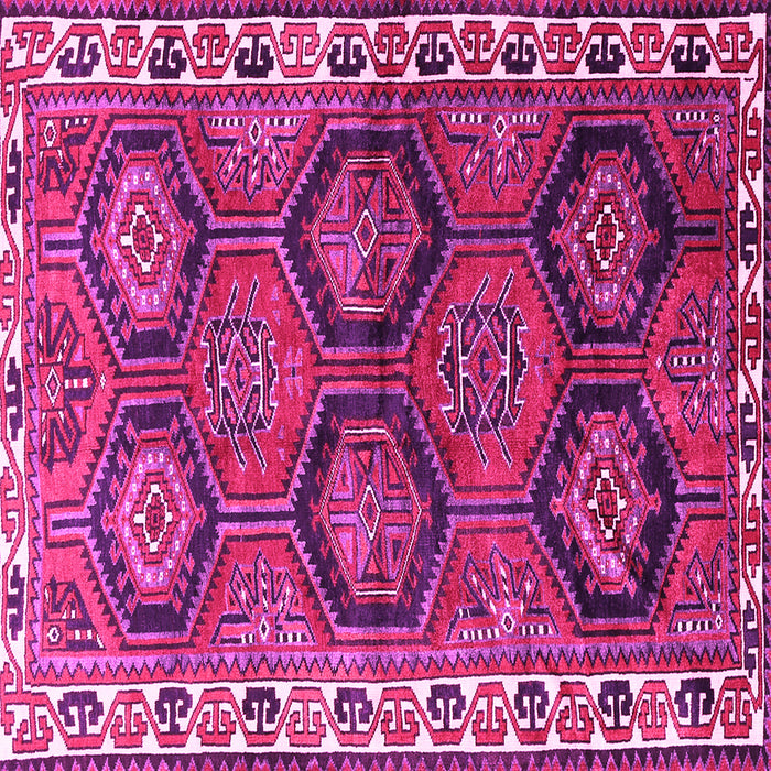 Square Persian Pink Traditional Rug, tr2828pnk