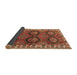 Sideview of Persian Brown Traditional Rug, tr2828brn