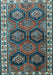 Machine Washable Persian Light Blue Traditional Rug, wshtr2828lblu