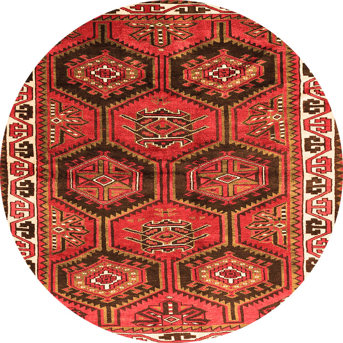 Square Persian Orange Traditional Rug, tr2828org