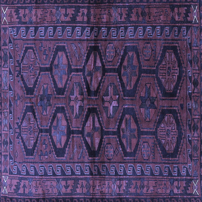 Square Persian Blue Traditional Rug, tr2829blu
