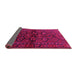 Sideview of Persian Pink Traditional Rug, tr2829pnk