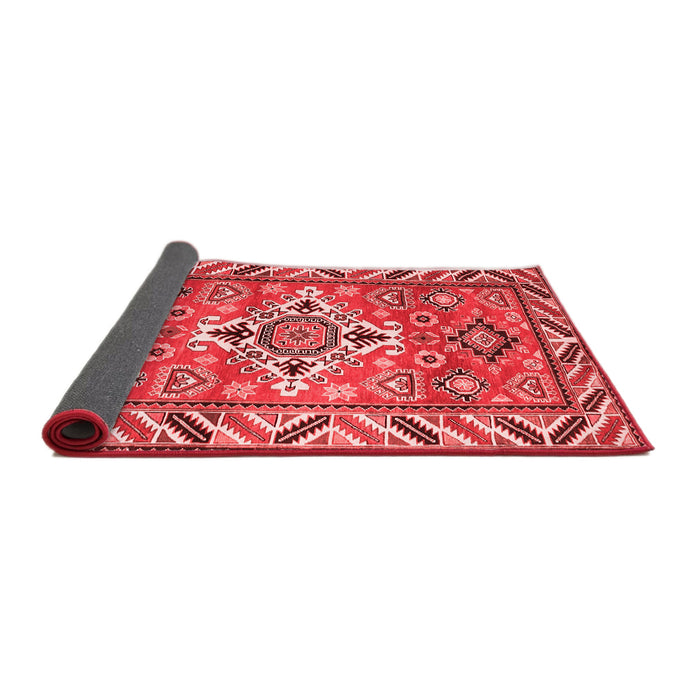 Geometric Red Traditional Area Rugs