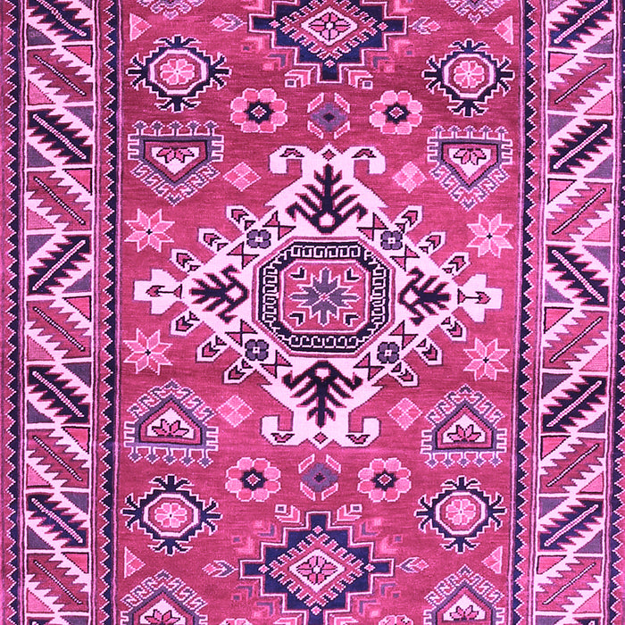 Geometric Purple Traditional Rug, tr282pur