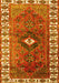 Machine Washable Persian Yellow Traditional Rug, wshtr2830yw