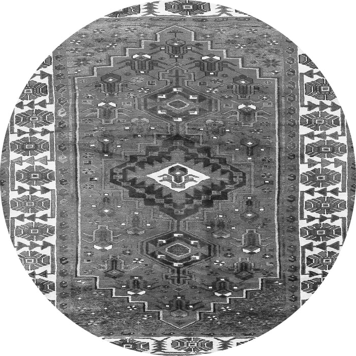 Square Persian Gray Traditional Rug, tr2830gry