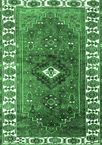 Persian Emerald Green Traditional Rug, tr2830emgrn