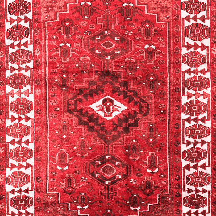 Machine Washable Persian Red Traditional Rug, wshtr2830red