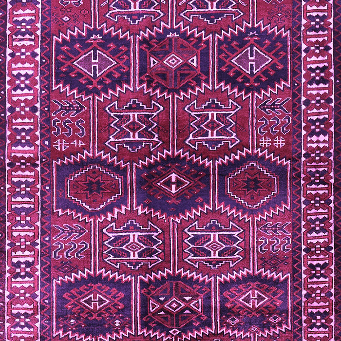 Machine Washable Persian Purple Traditional Area Rugs, wshtr2831pur