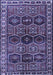 Machine Washable Persian Blue Traditional Rug, wshtr2831blu