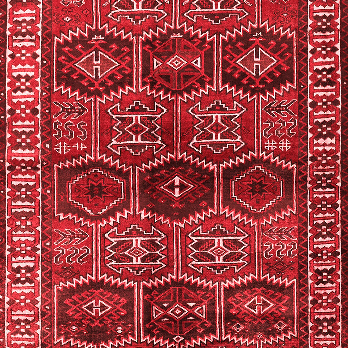 Machine Washable Persian Red Traditional Rug, wshtr2831red