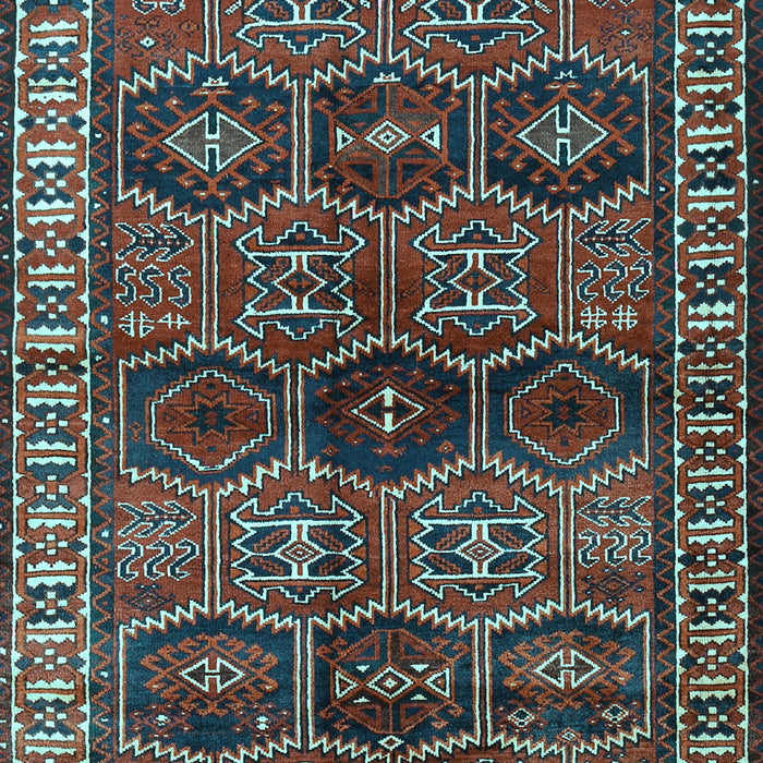 Machine Washable Persian Light Blue Traditional Rug, wshtr2831lblu