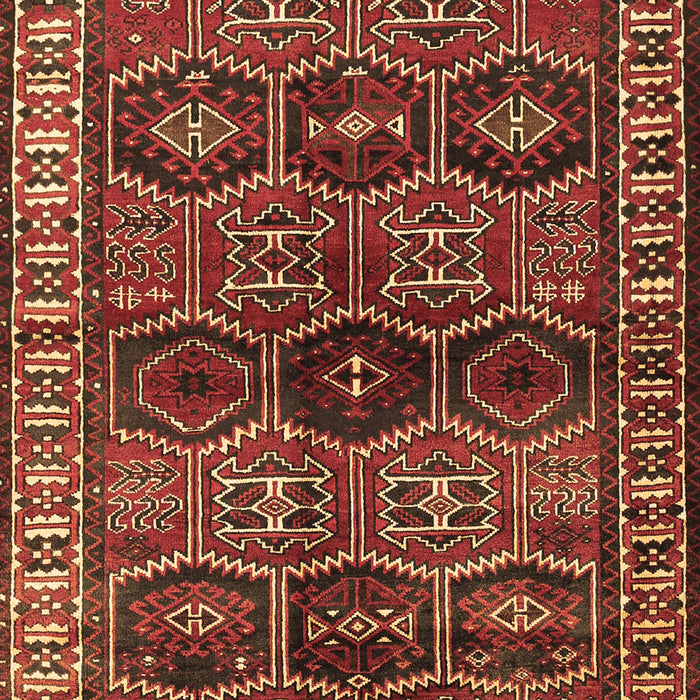 Machine Washable Persian Brown Traditional Rug, wshtr2831brn